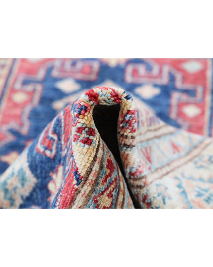 Kazak 2' 10" X 4' 1" Hand Knotted Wool Rug 2' 10" X 4' 1" (86 X 124) / Red / Wool