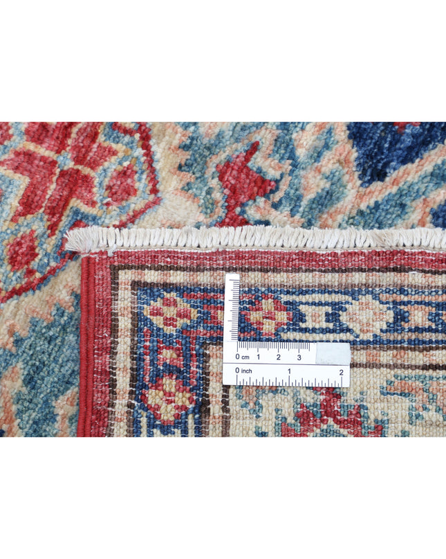 Kazak 2' 10" X 4' 1" Hand Knotted Wool Rug 2' 10" X 4' 1" (86 X 124) / Red / Wool