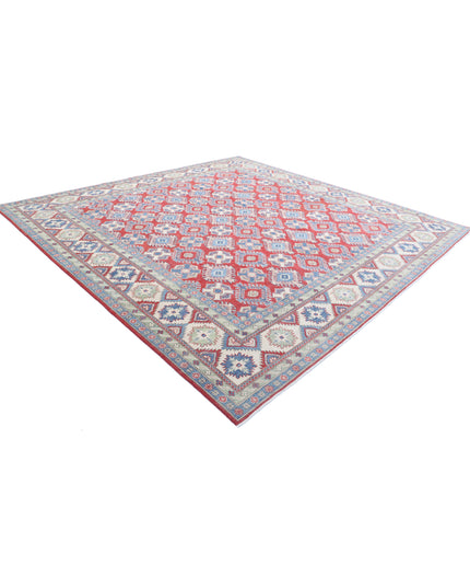 Kazak 11' 8" X 11' 6" Hand Knotted Wool Rug 11' 8" X 11' 6" (356 X 351) / Red / Wool