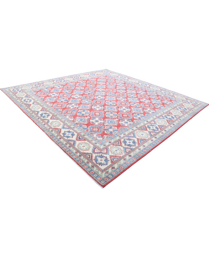 Kazak 11' 8" X 11' 6" Hand Knotted Wool Rug 11' 8" X 11' 6" (356 X 351) / Red / Wool