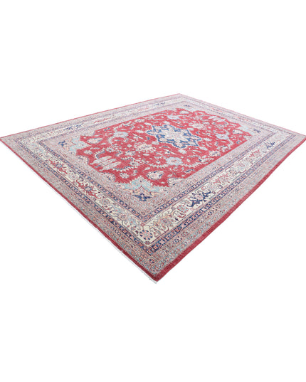 Kazak 8' 11" X 11' 11" Hand Knotted Wool Rug 8' 11" X 11' 11" (272 X 363) / Red / Wool