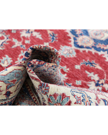 Kazak 8' 11" X 11' 11" Hand Knotted Wool Rug 8' 11" X 11' 11" (272 X 363) / Red / Wool