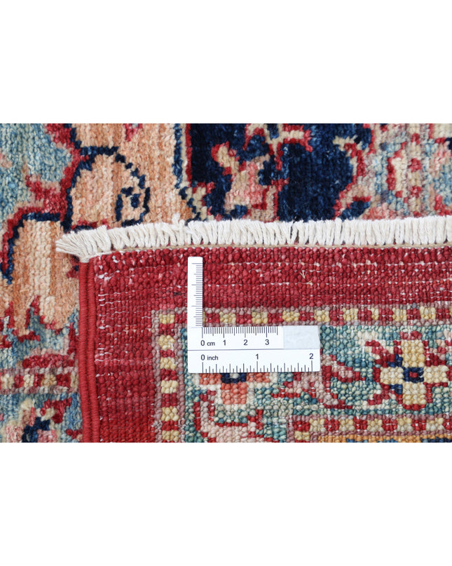 Kazak 8' 11" X 11' 11" Hand Knotted Wool Rug 8' 11" X 11' 11" (272 X 363) / Red / Wool