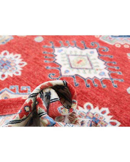 Kazak 8' 10" X 12' 10" Hand Knotted Wool Rug 8' 10" X 12' 10" (269 X 391) / Red / Wool