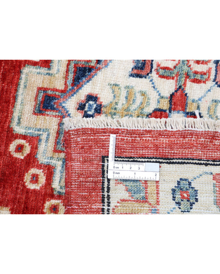 Kazak 8' 10" X 12' 10" Hand Knotted Wool Rug 8' 10" X 12' 10" (269 X 391) / Red / Wool