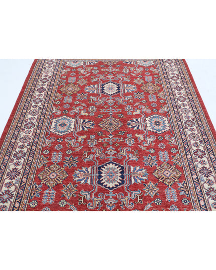 Kazak 5' 8" X 8' 3" Hand Knotted Wool Rug 5' 8" X 8' 3" (173 X 251) / Red / Wool