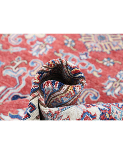 Kazak 5' 8" X 8' 3" Hand Knotted Wool Rug 5' 8" X 8' 3" (173 X 251) / Red / Wool