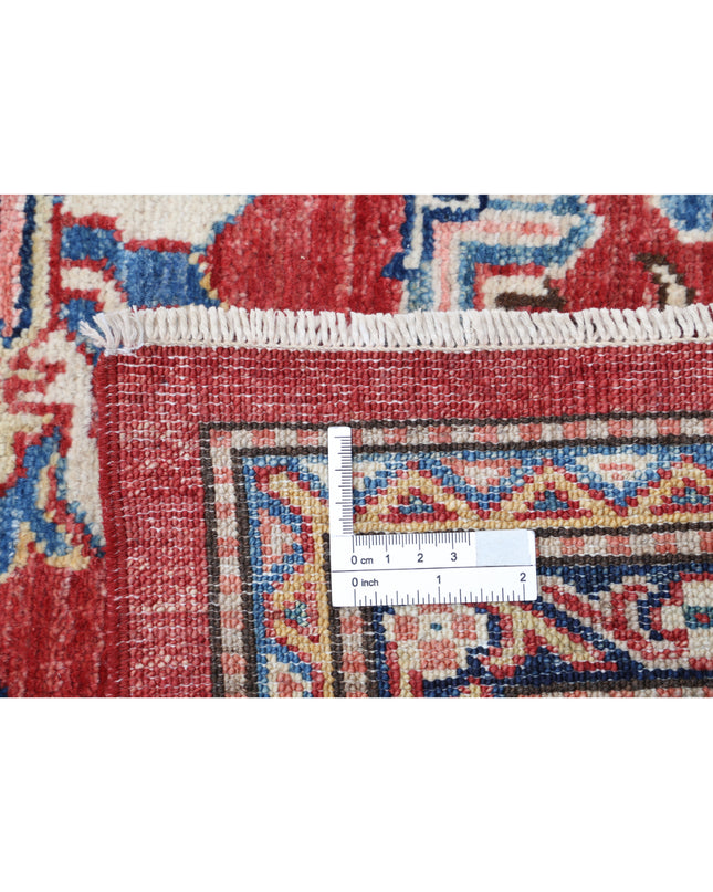 Kazak 5' 8" X 8' 3" Hand Knotted Wool Rug 5' 8" X 8' 3" (173 X 251) / Red / Wool