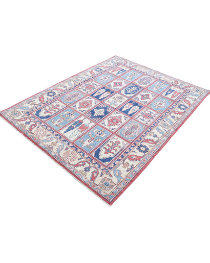 Kazak 4' 10" X 6' 7" Hand Knotted Wool Rug 4' 10" X 6' 7" (147 X 201) / Multi / Wool