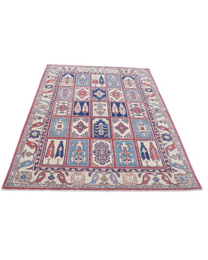 Kazak 4' 10" X 6' 7" Hand Knotted Wool Rug 4' 10" X 6' 7" (147 X 201) / Multi / Wool