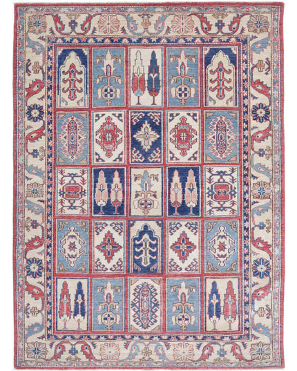 Kazak 4' 10" X 6' 7" Hand Knotted Wool Rug 4' 10" X 6' 7" (147 X 201) / Multi / Wool