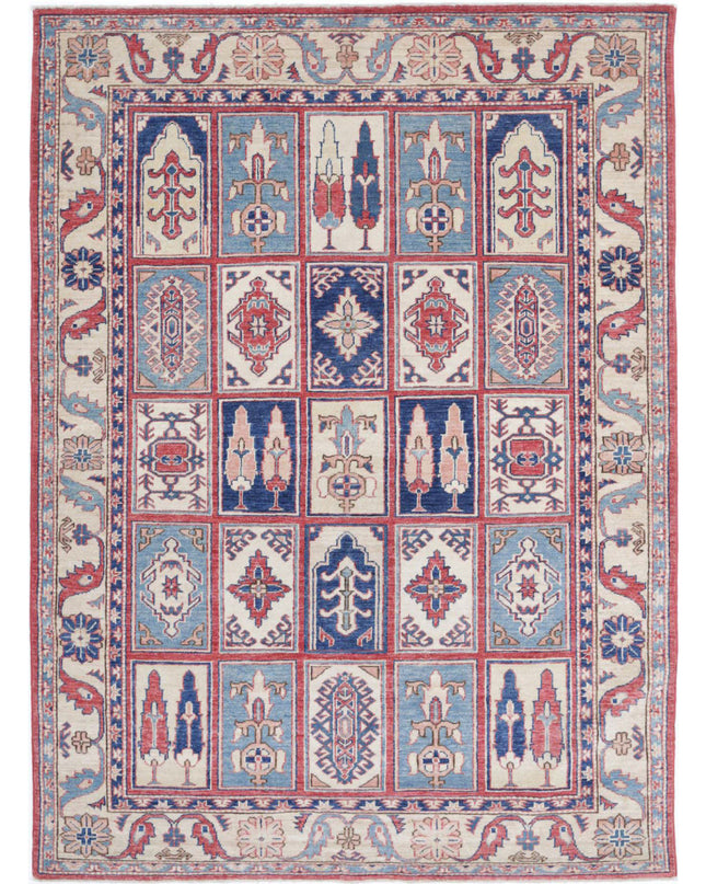 Kazak 4' 10" X 6' 7" Hand Knotted Wool Rug 4' 10" X 6' 7" (147 X 201) / Multi / Wool