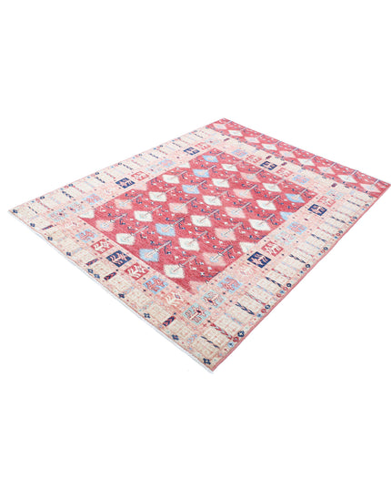 Kazak 4' 11" X 6' 6" Hand Knotted Wool Rug 4' 11" X 6' 6" (150 X 198) / Red / Wool