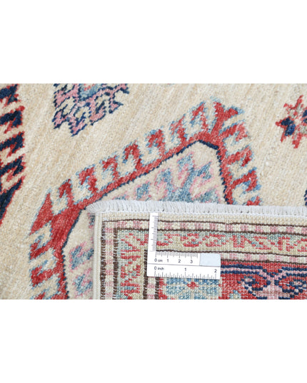 Kazak 2' 4" X 6' 3" Hand Knotted Wool Rug 2' 4" X 6' 3" (71 X 191) / Ivory / Wool