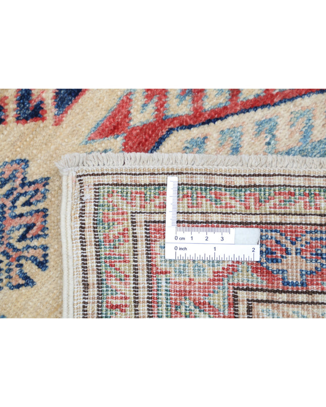 Kazak 2' 4" X 6' 5" Hand Knotted Wool Rug 2' 4" X 6' 5" (71 X 196) / Ivory / Wool