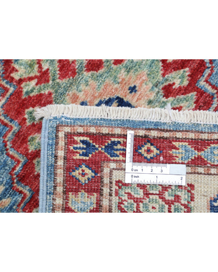 Kazak 2' 9" X 4' 2" Hand Knotted Wool Rug 2' 9" X 4' 2" (84 X 127) / Blue / Wool