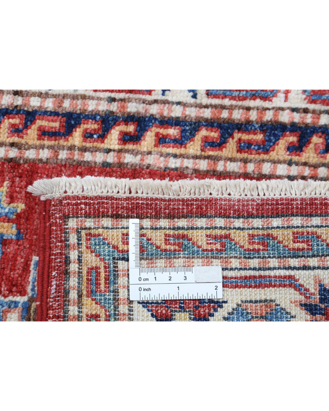 Kazak 2' 9" X 4' 1" Hand Knotted Wool Rug 2' 9" X 4' 1" (84 X 124) / Red / Wool
