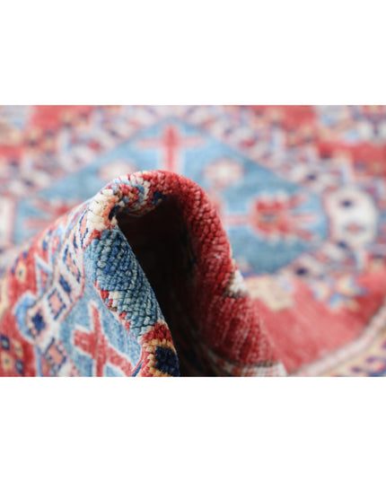Kazak 2' 9" X 4' 2" Hand Knotted Wool Rug 2' 9" X 4' 2" (84 X 127) / Red / Wool