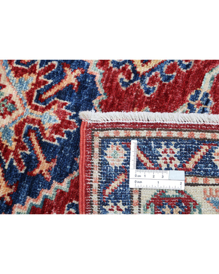 Kazak 2' 7" X 4' 2" Hand Knotted Wool Rug 2' 7" X 4' 2" (79 X 127) / Red / Wool