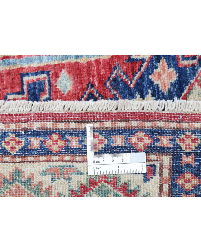 Kazak 2' 8" X 4' 0" Hand Knotted Wool Rug 2' 8" X 4' 0" (81 X 122) / Red / Wool