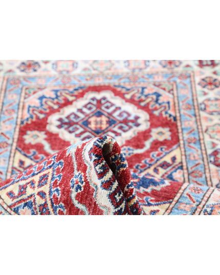 Kazak 2' 8" X 4' 2" Hand Knotted Wool Rug 2' 8" X 4' 2" (81 X 127) / Red / Wool