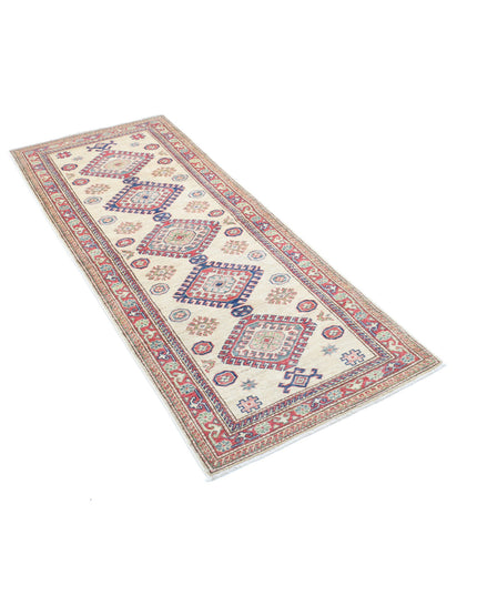 Kazak 2' 7" X 6' 2" Hand Knotted Wool Rug 2' 7" X 6' 2" (79 X 188) / Ivory / Wool