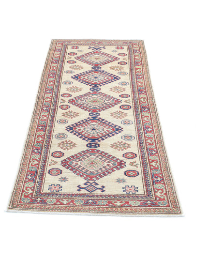Kazak 2' 7" X 6' 2" Hand Knotted Wool Rug 2' 7" X 6' 2" (79 X 188) / Ivory / Wool