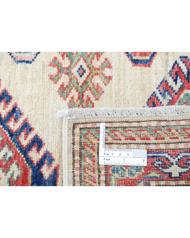 Kazak 2' 7" X 6' 2" Hand Knotted Wool Rug 2' 7" X 6' 2" (79 X 188) / Ivory / Wool