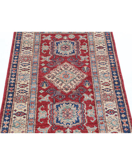 Kazak 2' 7" X 4' 0" Hand Knotted Wool Rug 2' 7" X 4' 0" (79 X 122) / Red / Wool