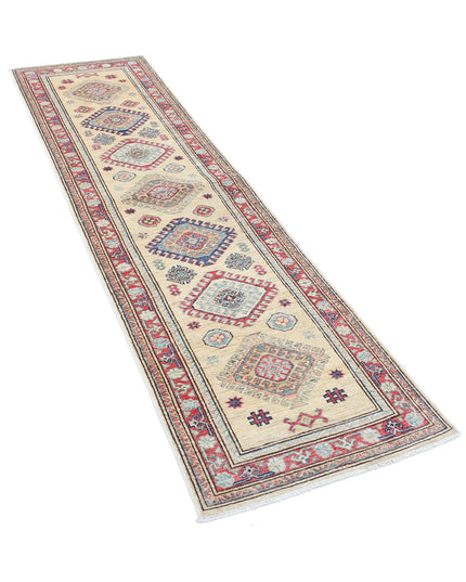 Kazak 2' 2" X 7' 10" Hand Knotted Wool Rug 2' 2" X 7' 10" (66 X 239) / Gold / Wool