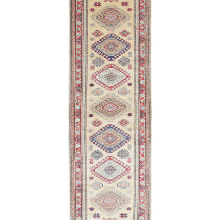 Kazak 2' 2" X 7' 10" Hand Knotted Wool Rug 2' 2" X 7' 10" (66 X 239) / Gold / Wool