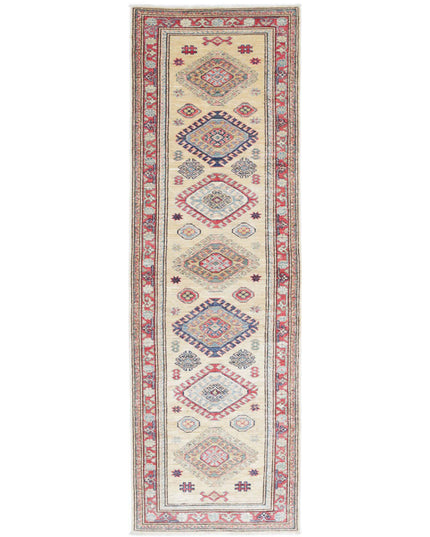 Kazak 2' 2" X 7' 10" Hand Knotted Wool Rug 2' 2" X 7' 10" (66 X 239) / Gold / Wool