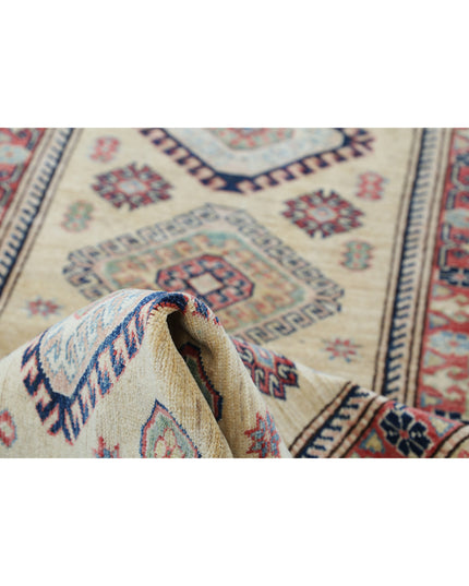 Kazak 2' 6" X 6' 4" Hand Knotted Wool Rug 2' 6" X 6' 4" (76 X 193) / Gold / Wool