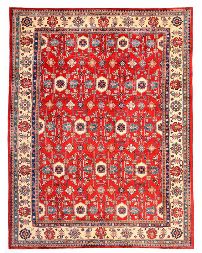 Kazak 12' 0" X 15' 6" Hand Knotted Wool Rug 12' 0" X 15' 6" (366 X 472) / Red / Wool