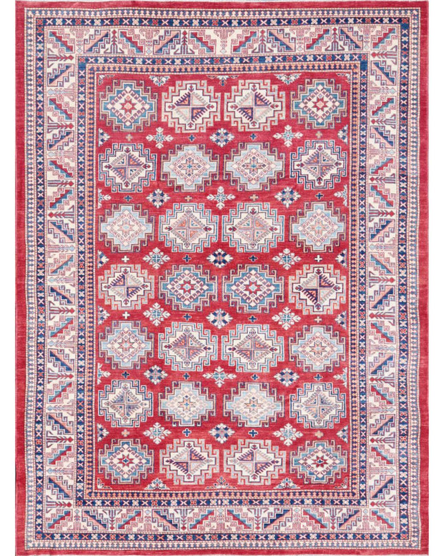 Kazak 8' 5" X 11' 6" Hand Knotted Wool Rug 8' 5" X 11' 6" (257 X 351) / Red / Wool
