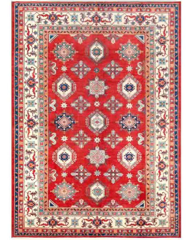 Kazak 10' 4" X 14' 1" Hand Knotted Wool Rug 10' 4" X 14' 1" (315 X 429) / Red / Wool