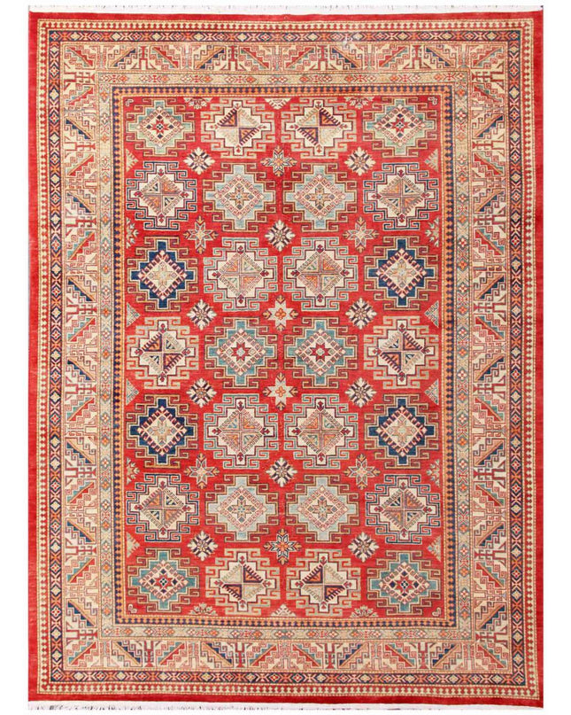 Kazak 9' 0" X 12' 2" Hand Knotted Wool Rug 9' 0" X 12' 2" (274 X 371) / Red / Wool