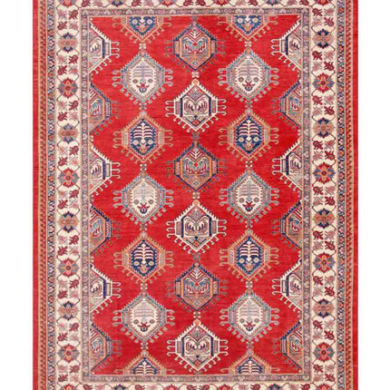 Kazak 10' 5" X 14' 1" Hand Knotted Wool Rug 10' 5" X 14' 1" (318 X 429) / Red / Wool