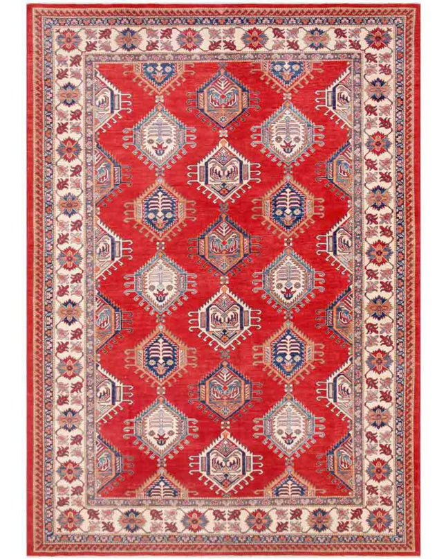 Kazak 10' 5" X 14' 1" Hand Knotted Wool Rug 10' 5" X 14' 1" (318 X 429) / Red / Wool