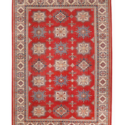 Kazak 10' 1" X 14' 0" Hand Knotted Wool Rug 10' 1" X 14' 0" (307 X 427) / Red / Wool