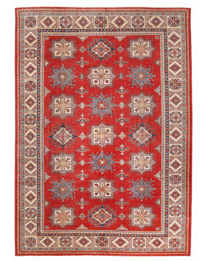 Kazak 10' 1" X 14' 0" Hand Knotted Wool Rug 10' 1" X 14' 0" (307 X 427) / Red / Wool
