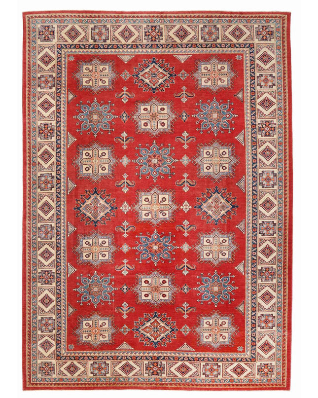 Kazak 10' 1" X 14' 0" Hand Knotted Wool Rug 10' 1" X 14' 0" (307 X 427) / Red / Wool