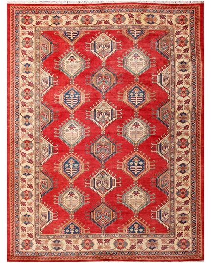 Kazak 10' 5" X 13' 9" Hand Knotted Wool Rug 10' 5" X 13' 9" (318 X 419) / Red / Wool
