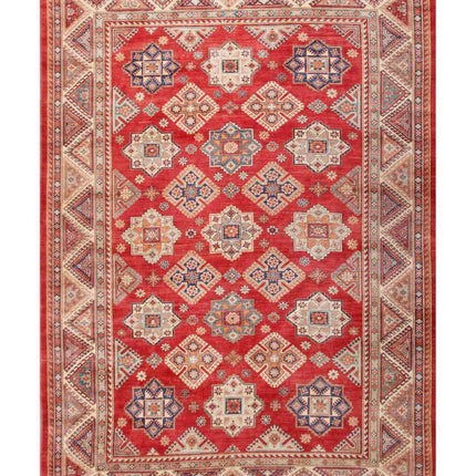 Kazak 10' 2" X 14' 0" Hand Knotted Wool Rug 10' 2" X 14' 0" (310 X 427) / Red / Wool