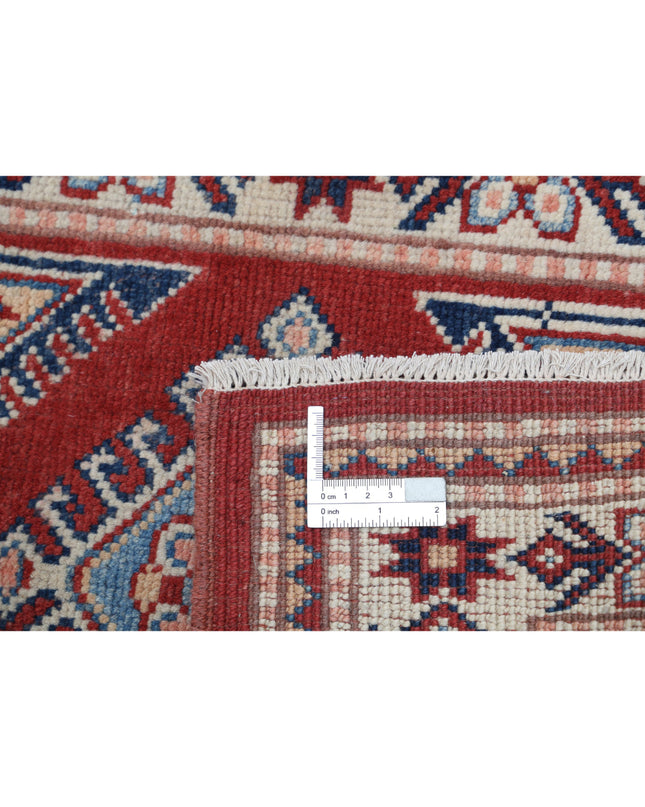 Kazak 2' 0" X 3' 0" Hand Knotted Wool Rug 2' 0" X 3' 0" (61 X 91) / Red / Wool