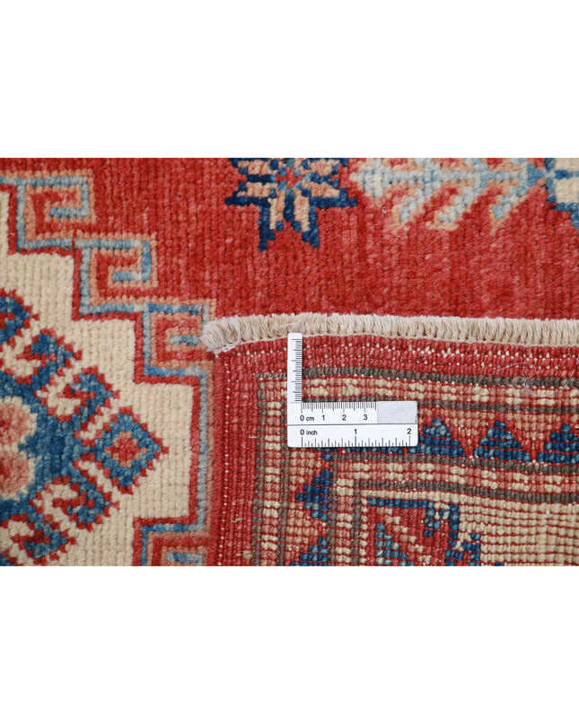 Kazak 2' 2" X 3' 4" Hand Knotted Wool Rug 2' 2" X 3' 4" (66 X 101) / Red / Wool