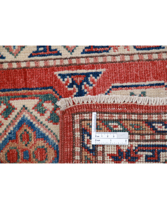 Kazak 2' 0" X 2' 10" Hand Knotted Wool Rug 2' 0" X 2' 10" (61 X 86) / Red / Wool