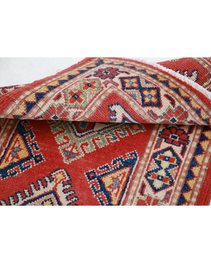 Kazak 2' 1" X 3' 1" Hand Knotted Wool Rug 2' 1" X 3' 1" (63 X 94) / Red / Wool