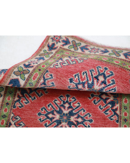 Kazak 1' 11" X 2' 9" Hand Knotted Wool Rug 1' 11" X 2' 9" (59 X 84) / Red / Wool