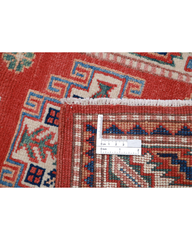 Kazak 2' 0" X 2' 10" Hand Knotted Wool Rug 2' 0" X 2' 10" (61 X 86) / Red / Wool